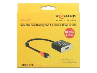 Адаптер Delock Displayport 1.2 цена и информация | Адаптеры и USB разветвители | 220.lv