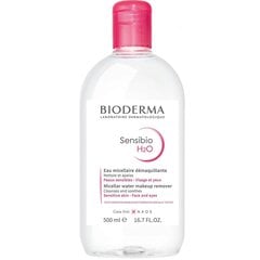 Attīrošs micelārais ūdens Bioderma Sensibio H2O, 500 ml cena un informācija | Sejas ādas kopšana | 220.lv