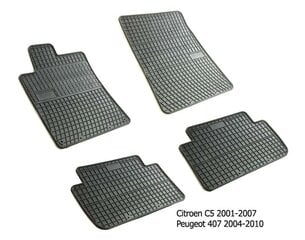 Gumijas paklaji Citroen C5 I/ C5 I FL 2001-2007 /4pc, 0634 cena un informācija | Gumijas paklājiņi pēc auto modeļiem | 220.lv