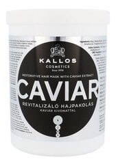 Kallos Cosmetics Caviar matu maska 1000 ml cena un informācija | Kallos Smaržas, kosmētika | 220.lv