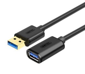 Unitek удлинительный кабель USB3.0 AM-AF, 2,0m; Y-C459BBK цена и информация | Адаптеры и USB разветвители | 220.lv