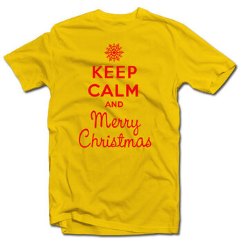 Мужская футболка "Keep calm Merry Christmas" цена и информация | Оригинальные футболки | 220.lv