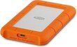 LACIE RUGGED 4 ТБ USB-C USB3.0 Aizsardzība pret kritieniem un lietus jebkurā vidē, oranžā krāsā cena un informācija | Ārējie cietie diski | 220.lv