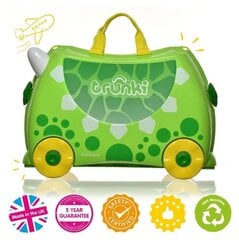 Детский чемодан Trunki Dudley Dinosaur цена и информация | Чемоданы, дорожные сумки | 220.lv