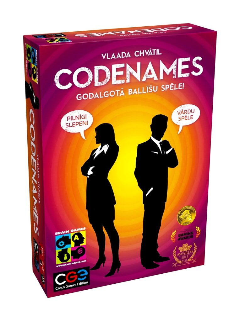 Galda spēle Codenames LV цена и информация | Galda spēles | 220.lv