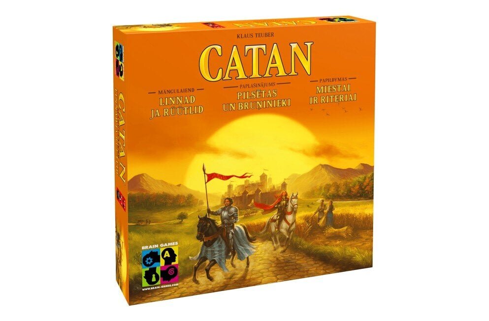 Galda spēle Catan: Pilsētas un bruņinieki (papildinājums) LT, LV, EE cena un informācija | Galda spēles | 220.lv