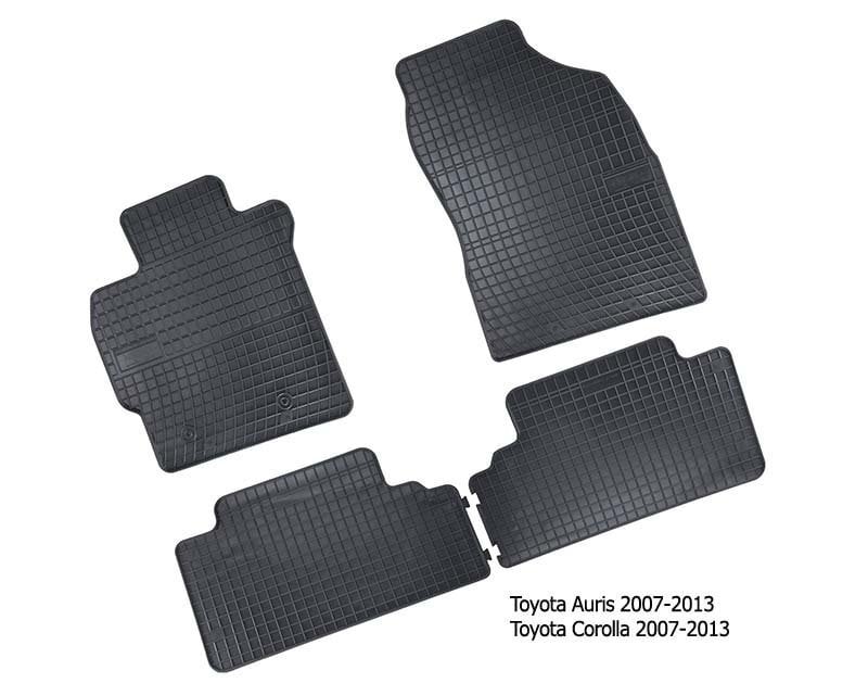 Gumijas paklāji Toyota Auris I 2007-2013 цена и информация | Gumijas paklājiņi pēc auto modeļiem | 220.lv