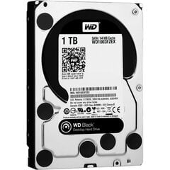 Western Digital Black 3.5" 1000 GB Serial ATA III цена и информация | Внутренние жёсткие диски (HDD, SSD, Hybrid) | 220.lv