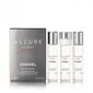 Chanel Allure Homme Sport Eau Extreme EDT dāvanu komplekts vīriešiem 3 x 20 ml cena un informācija | Vīriešu smaržas | 220.lv