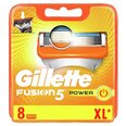 Skūšanās žiletes Gillette Fusion Power 8 gab.