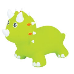 Attīstoša rotaļlieta Jumpy Triceratops zaļais, 41732 cena un informācija | Rotaļlietas zīdaiņiem | 220.lv