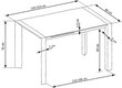 Ēdamgalds Standord cena un informācija | Virtuves galdi, ēdamgaldi | 220.lv