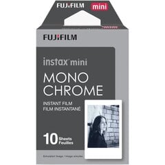 Foto filmiņa FUJIFILM INSTAX MINI FILM MONOCHROME, Melna/ balta cena un informācija | Citi piederumi fotokamerām | 220.lv