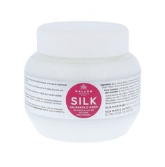 Kallos Cosmetics Silk маска для волос 275 мл цена и информация | Распылите крем-спрей на волосы на расстоянии 20-25 см, расчешите их расческой. | 220.lv