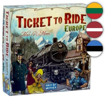 Настольная игра TICKET TO RIDE Европа цена и информация | Настольные игры, головоломки | 220.lv