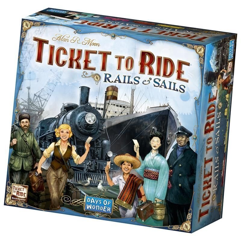 Galda spēle TICKET TO RIDE: RAILS & SAILS cena un informācija | Galda spēles | 220.lv