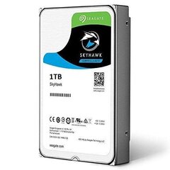 Внутренний жесткий диск Seagate SkyHawk 1TB 5900RPM SATAIII 64MB ST1000VX005 цена и информация | Внутренние жёсткие диски (HDD, SSD, Hybrid) | 220.lv