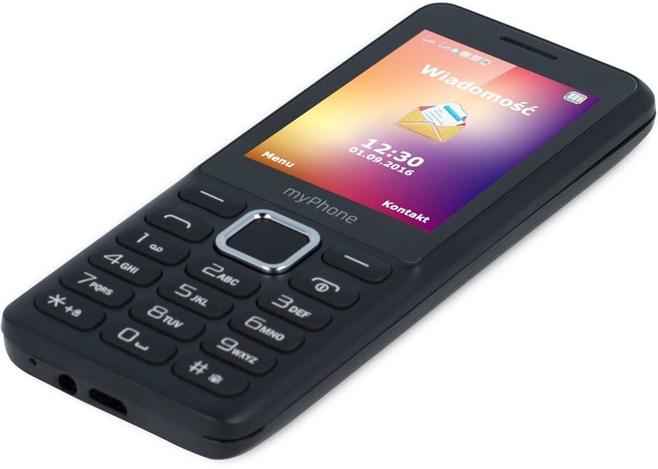 MyPhone 6310 mobilais telefons, Dual Sim, melns цена и информация | Mobilie telefoni | 220.lv