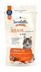 Gardums kaķiem Sanabelle Snack Pollack &amp; Figs, 55g cena un informācija | Gardumi kaķiem | 220.lv