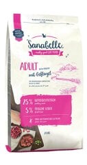 Sanabelle Adult Geflugel 2 kg + 2 x Snack Ente 55 g cena un informācija | Sausā barība kaķiem | 220.lv