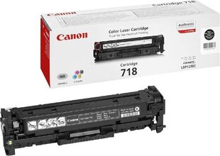 Оригинальный тонер Canon 718 Black 3400 lk цена и информация | Картриджи для лазерных принтеров | 220.lv