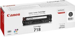 Canon 718 Black Toner Cartridge dual pack for LBP7200 (3400p./5%) cena un informācija | Kārtridži lāzerprinteriem | 220.lv