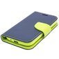 Telone Fancy Diary Book Case ar stendu Huawei Ascend Y6 II (2016) sāniski atverams Zils/Salātkrāsas atsauksme