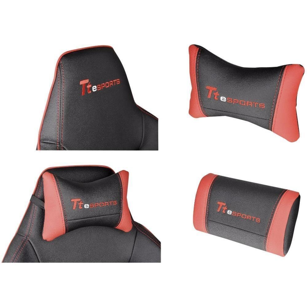 THERMALTAKE GTC 500 red Gaming Chair GT-Comfort Officechair for P. 179-185cm high seat height 48-58cm tilt function, up to 150kg цена и информация | Biroja krēsli | 220.lv