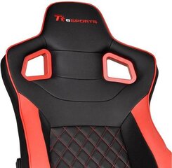 Spēļu krēsls Thermaltake GTF 100, Melna/Sarkana cena un informācija | Biroja krēsli | 220.lv