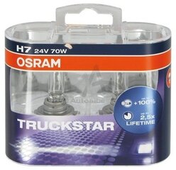 Лампы Osram H7 24V 70W TruckStarPro (2шт) цена и информация | Автомобильные лампочки | 220.lv