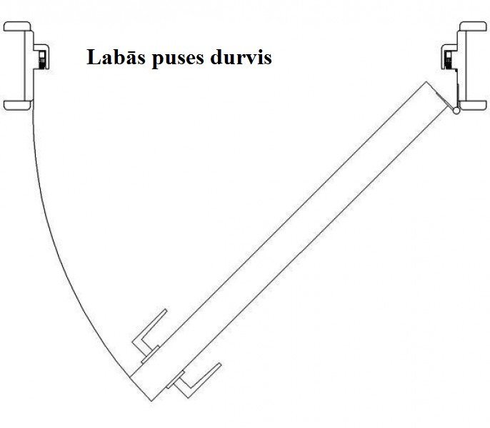 Ārdurvis ARMAT2-128 96D (labās puses) цена и информация | Ārdurvis | 220.lv