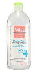 Мицеллярная вода для проблематичной кожи Mixa Anti-Imperfection, 400 мл цена и информация | Средства для очищения лица | 220.lv