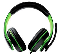 Игровые наушники Esperanza CONDOR, черный/зеленый цена и информация | Наушники с микрофоном Asus H1 Wireless Чёрный | 220.lv