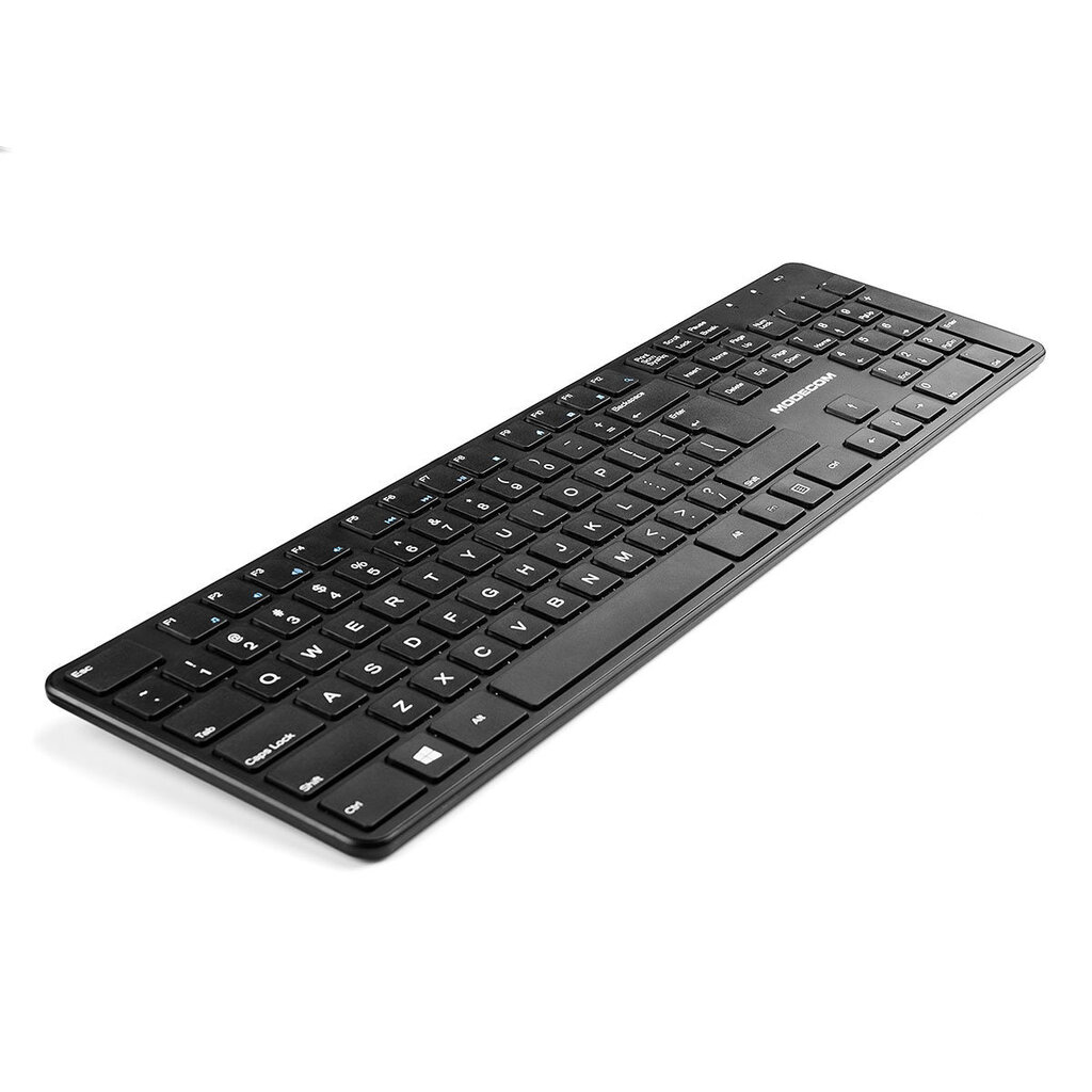 Bezvadu tastatūra Modecom MC-700W, melna цена и информация | Klaviatūras | 220.lv