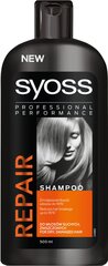 Atjaunojošs šampūns matiem Syoss Repair Therapy 500 ml cena un informācija | Šampūni | 220.lv