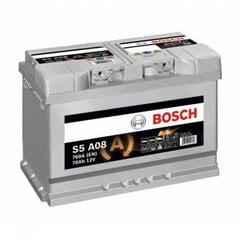 Akumulātors Bosch S5A08 AGM 70AH 760A цена и информация | Аккумуляторы | 220.lv