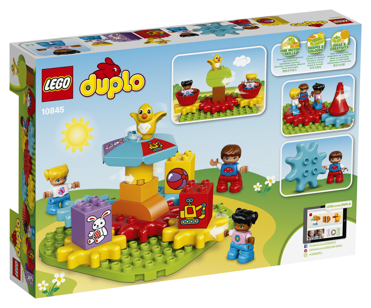 10845 LEGO® DUPLO Mans pirmais karuselis cena un informācija | Konstruktori | 220.lv