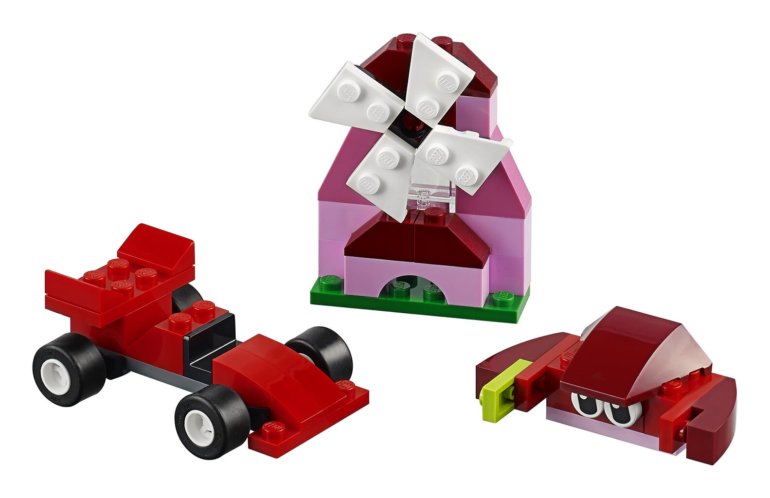10707 LEGO® CLASSIC Sarkanais radošais komplekts cena un informācija | Konstruktori | 220.lv
