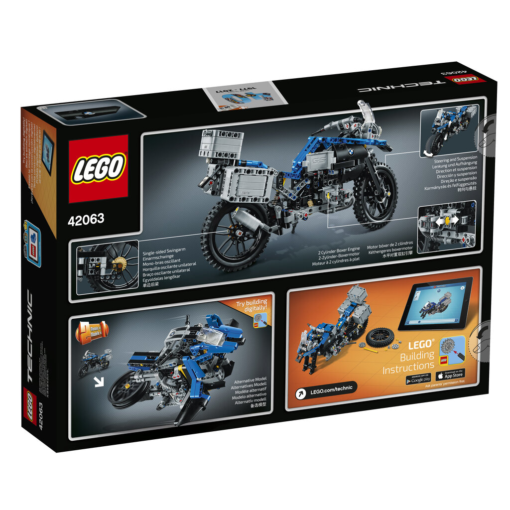 42063 LEGO® Technic BMW R 1200 GS цена и информация | Konstruktori | 220.lv