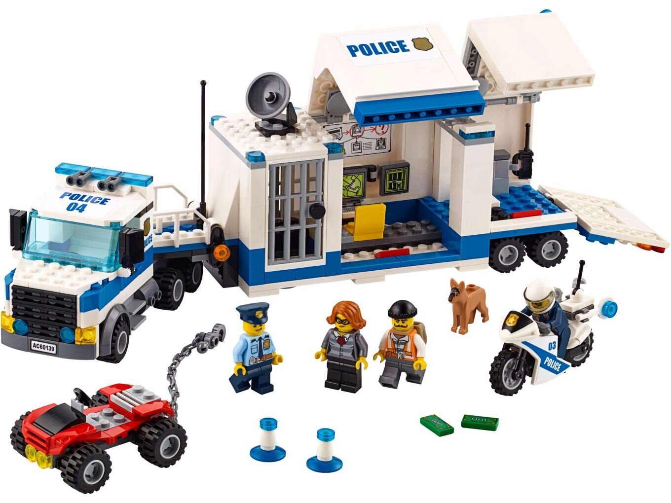 60139 LEGO® City Mobilais komandcentrs цена и информация | Konstruktori | 220.lv