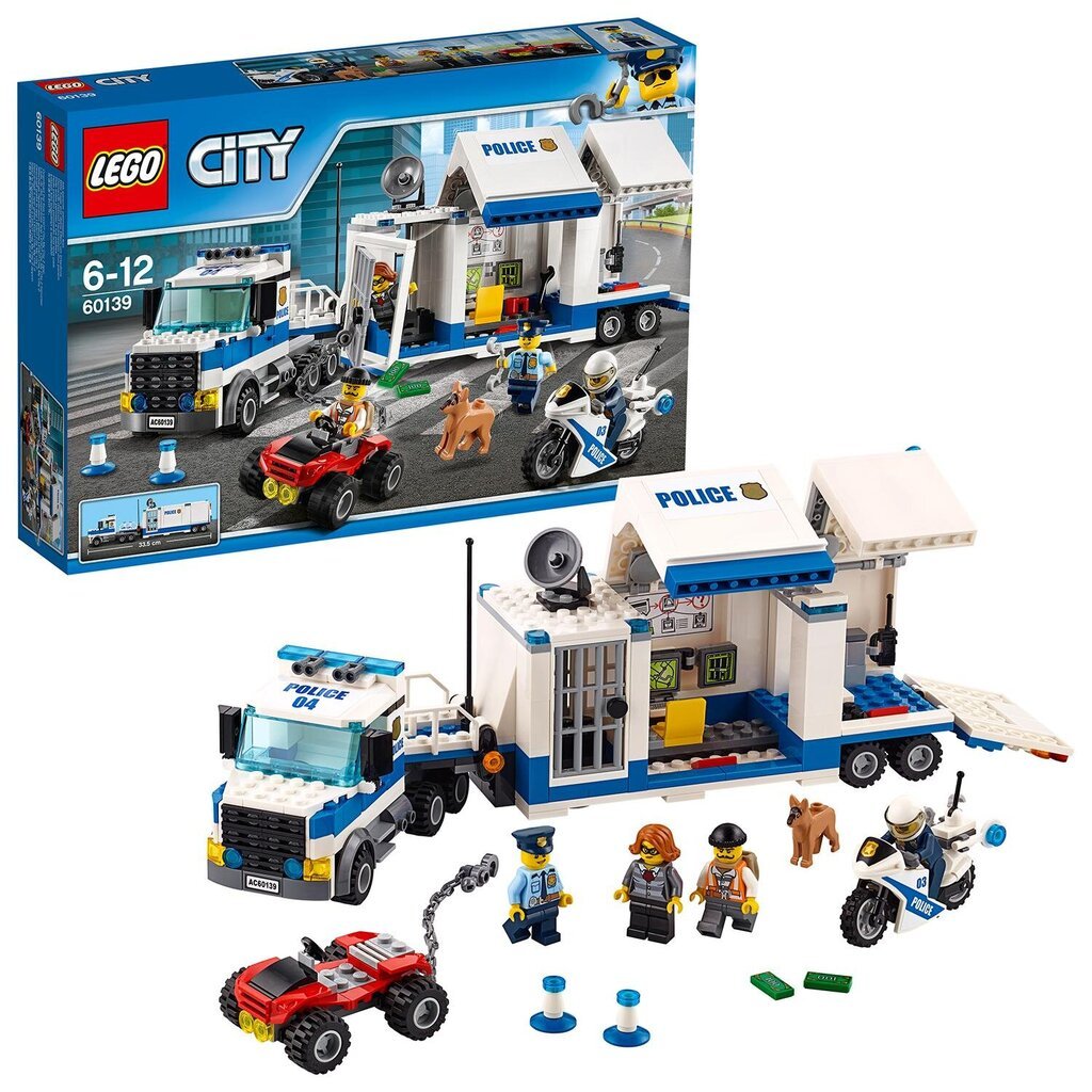 60139 LEGO® City Mobilais komandcentrs cena un informācija | Konstruktori | 220.lv