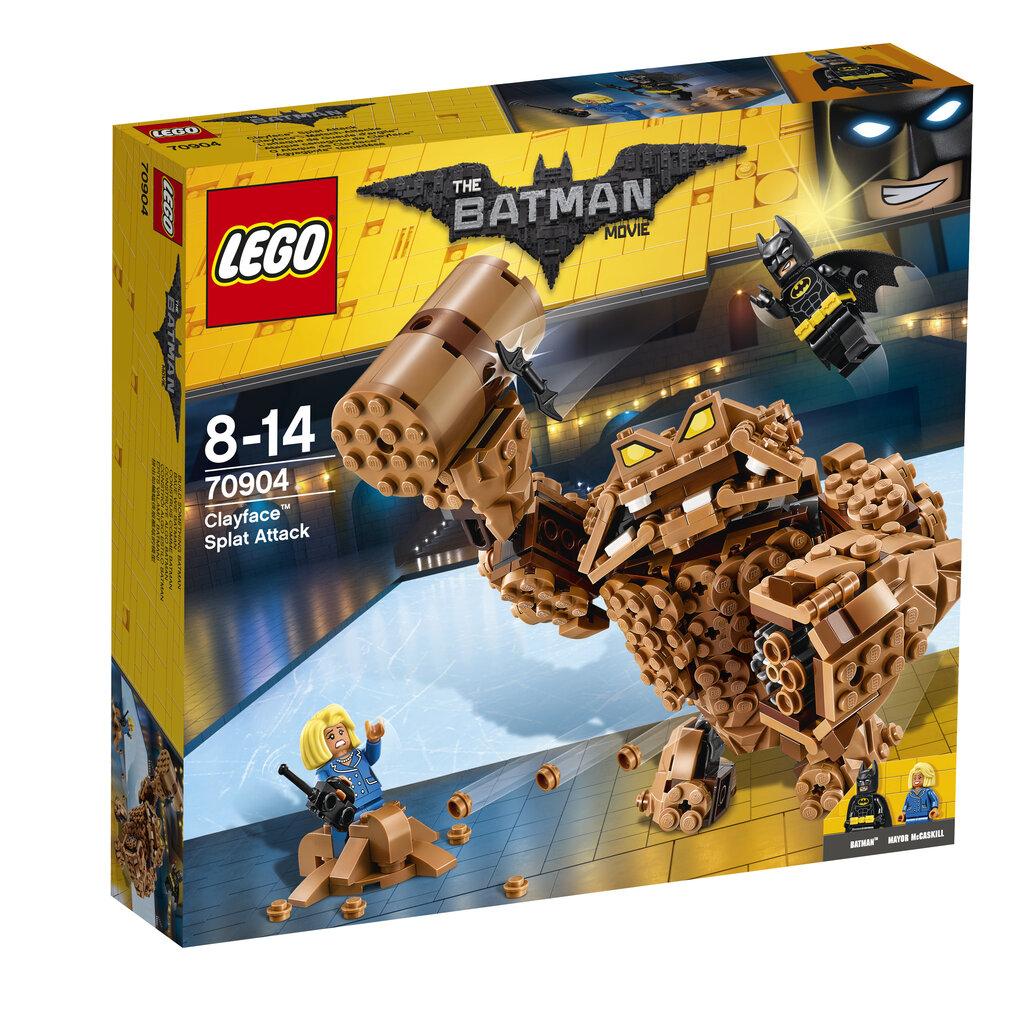 70904 LEGO® BATMAN MOVIE Clayface pikuču uzbrukums цена и информация | Konstruktori | 220.lv