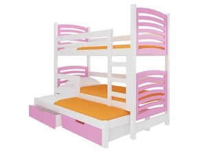 Двухъярусная кровать с матрасом Soria цена и информация | Детские кровати | 220.lv