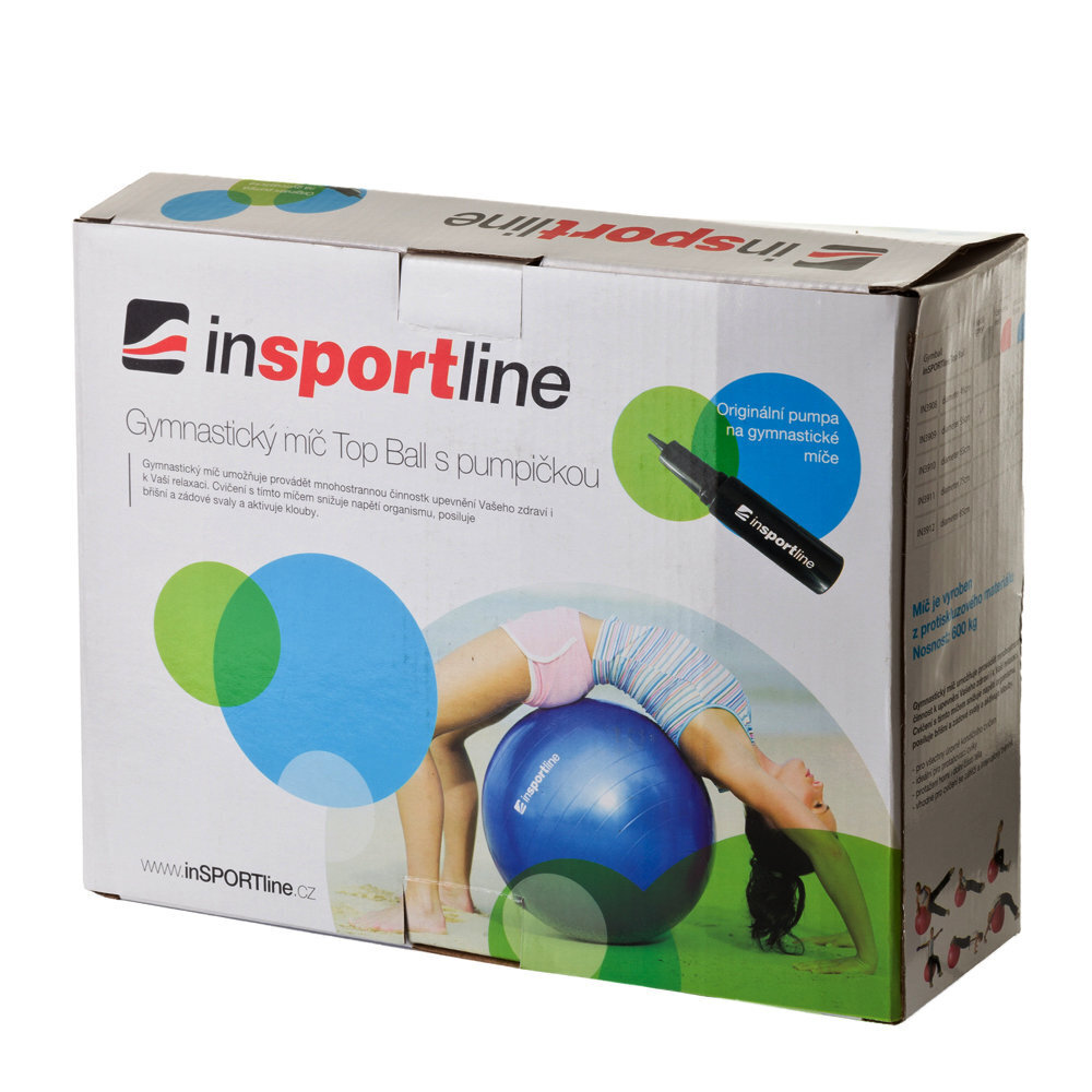 Vingrošanas bumba inSPORTline Top Ball 85 cm цена и информация | Vingrošanas bumbas | 220.lv