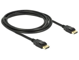 Кабель Cable Displayport 1.2 male > Displayport male (19pin) 4K 2м цена и информация | Кабели и провода | 220.lv