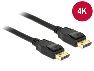 Delock Cable Displayport 1.2 male > Displayport male (19pin) 4K 2m cena un informācija | Delock TV un Sadzīves tehnika | 220.lv