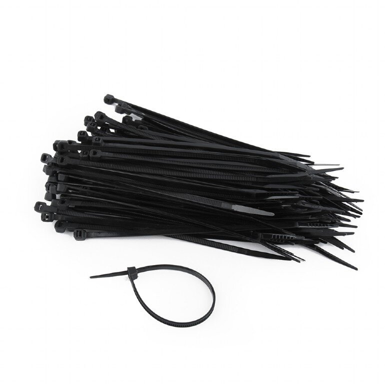 Gembird nylon cable ties 250mm x 3,6mm, bag of 100 pcs cena un informācija | Komponentu piederumi | 220.lv