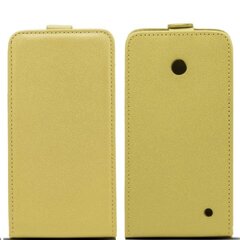 Telone Shine Pocket Slim Flip Case Samsung A320F Galaxy A3 (2017) telefona maks vertikāli atverams Zeltains cena un informācija | Telefonu vāciņi, maciņi | 220.lv
