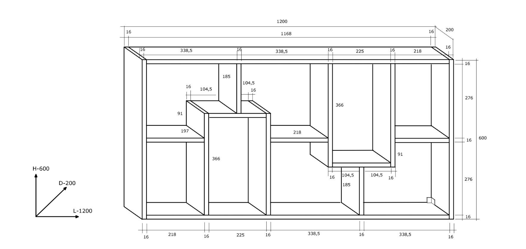 Plaukts Domino C, baltā/ozola krāsā цена и информация | Plaukti | 220.lv