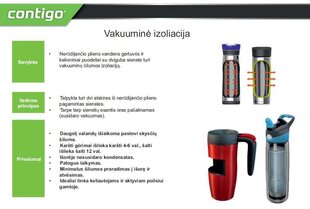 Contigo Byron 470ml Gunmetal, 2095560 cena un informācija | Contigo Mājsaimniecības preces | 220.lv